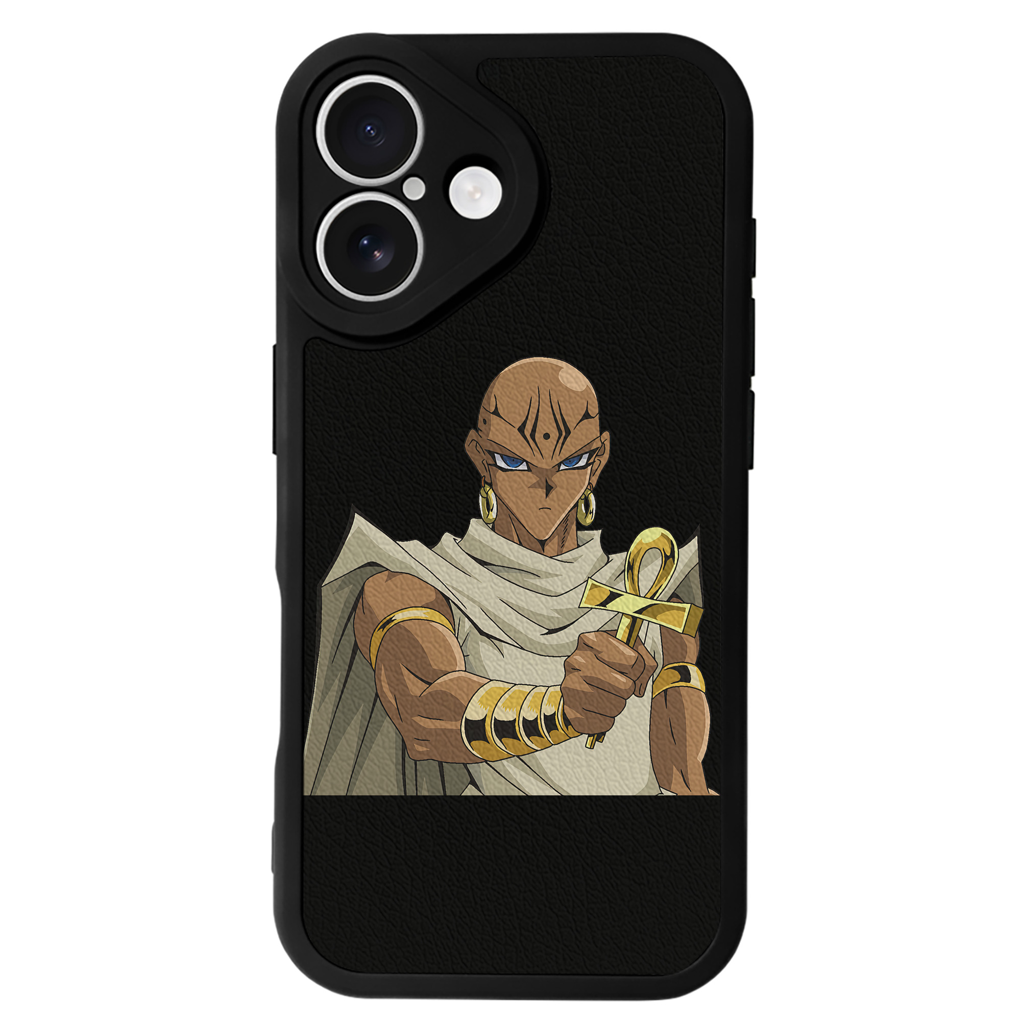 （画像用） 遊☆戯☆王 Yu-Gi-Oh! 【iPhone 16シリーズ対応】シリコンスマホケース（レザー調） 材質：シリコン